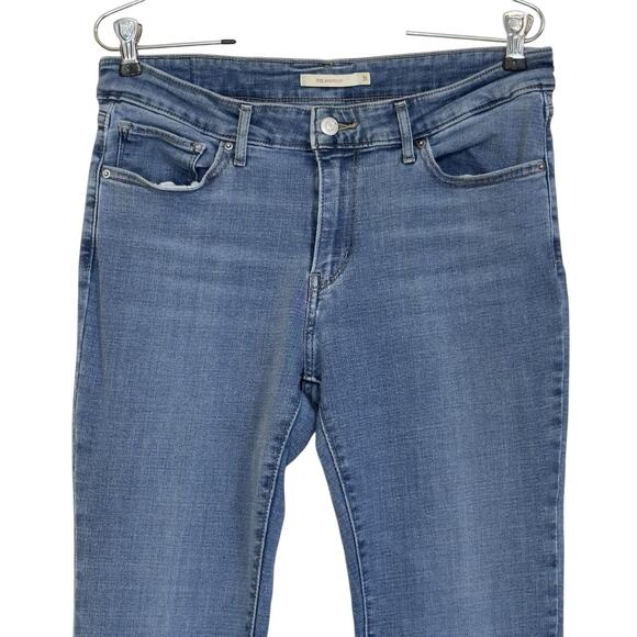 Levis 715 Jeans Slim Boot Women 31x33 Denim Stretch Western Rodeo Hipster Grunge - Picture 5 of 15